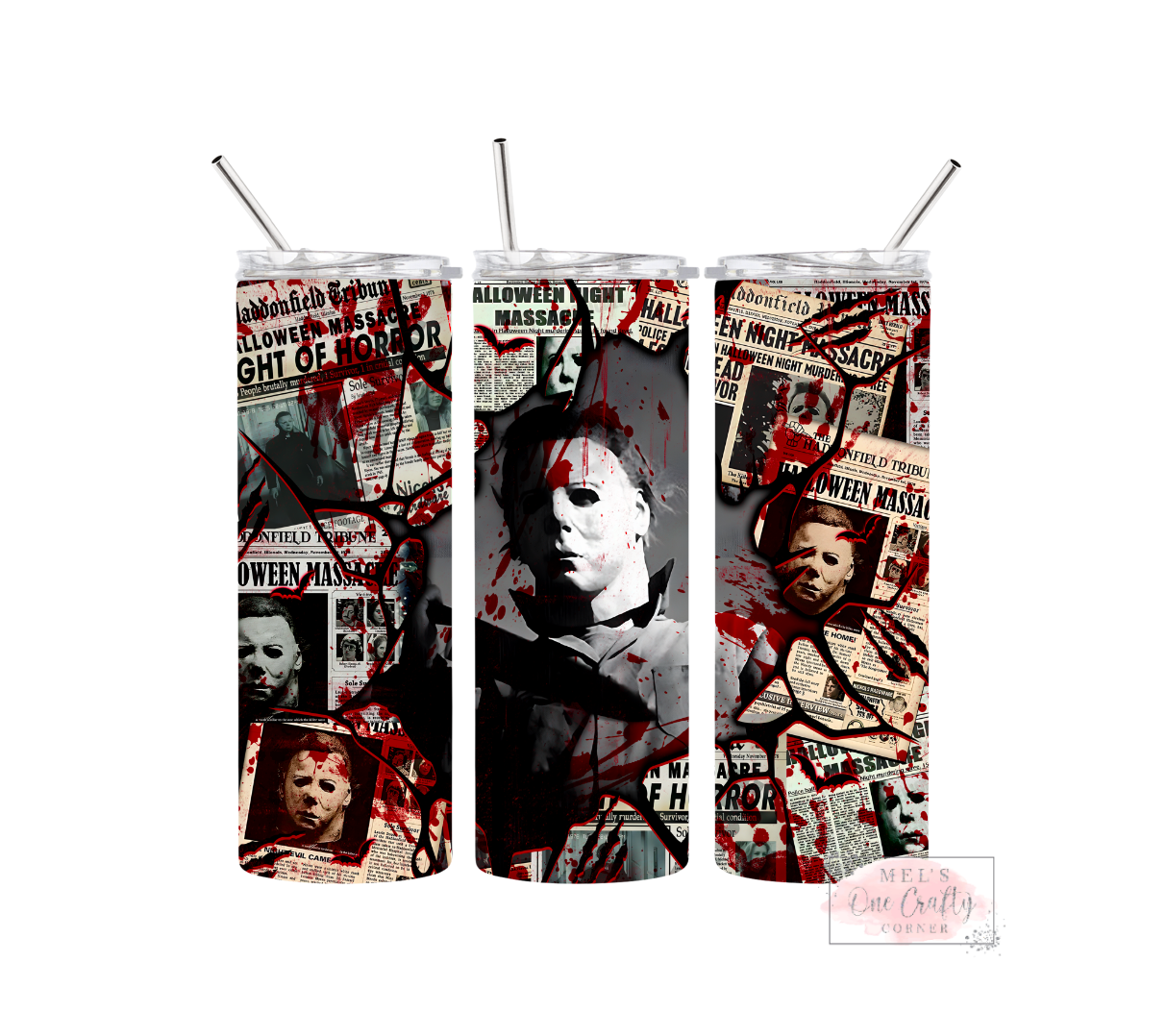 Sublimation Print Tumbler Wrap - Massacre