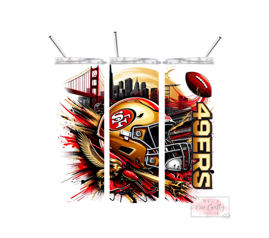 Sublimation Print Tumbler Wrap - SF Helmet