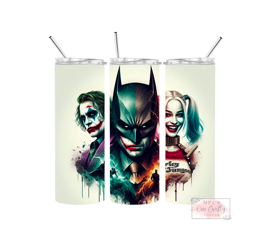 Sublimation Print Tumbler Wrap - Batman Crew