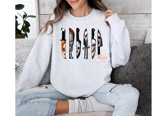 Horror Knives Crew Neck Sweater