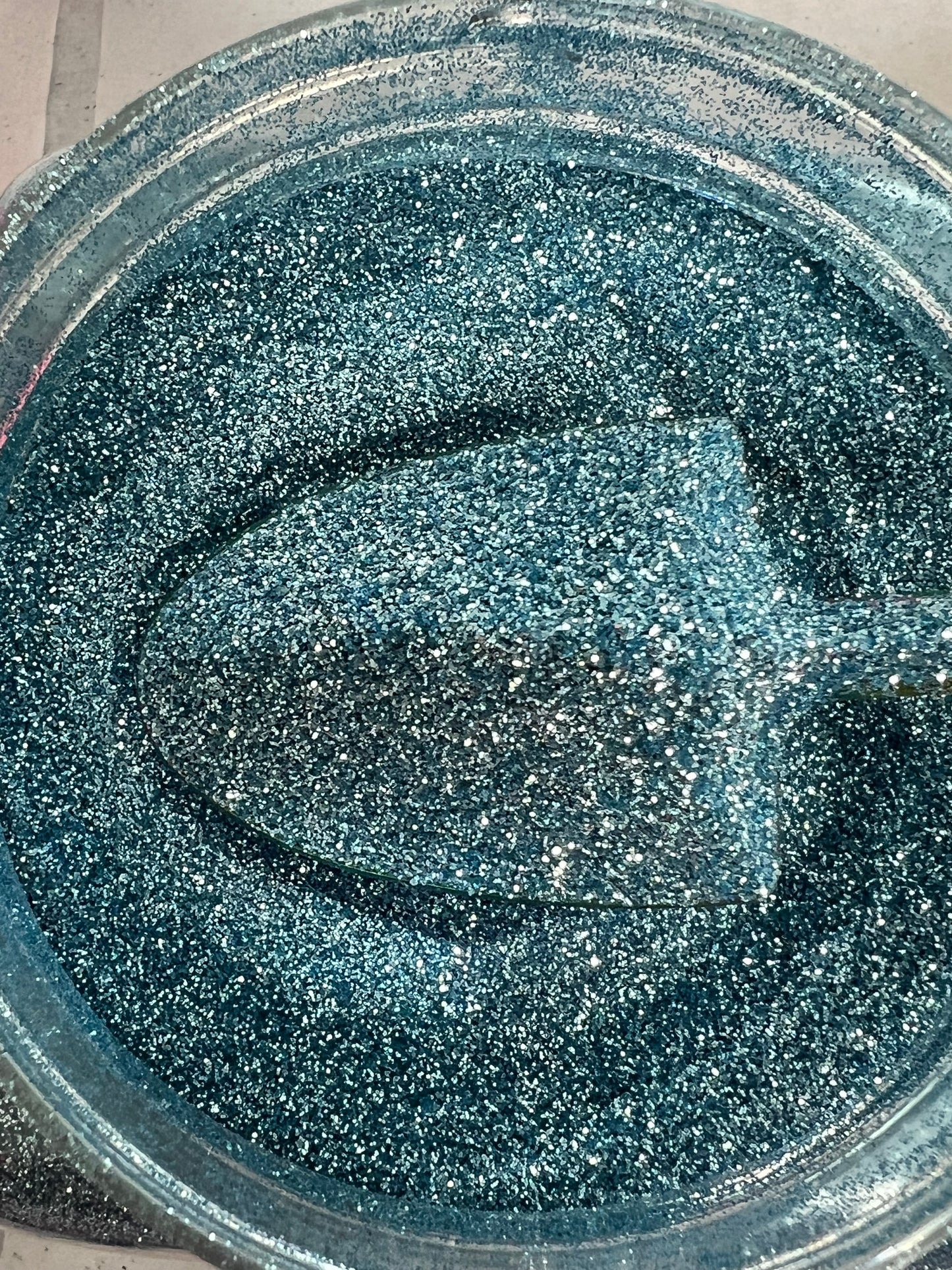 Crystal Blue Glitter