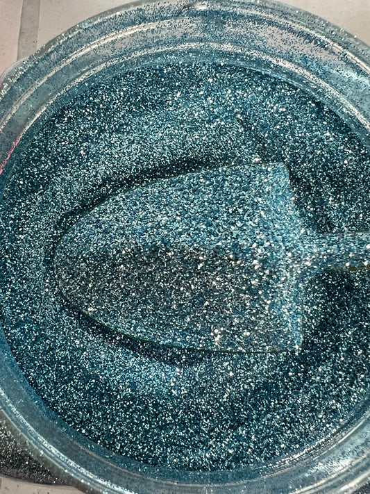 Crystal Blue Glitter
