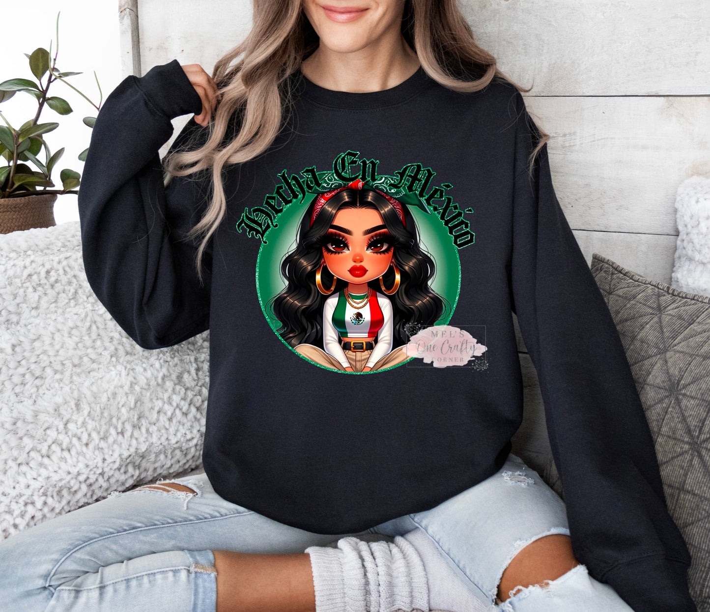 Hecha En Mexico Crew Neck Sweater