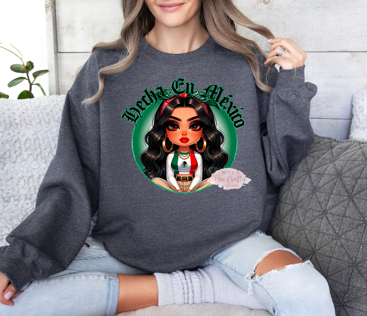 Hecha En Mexico Crew Neck Sweater