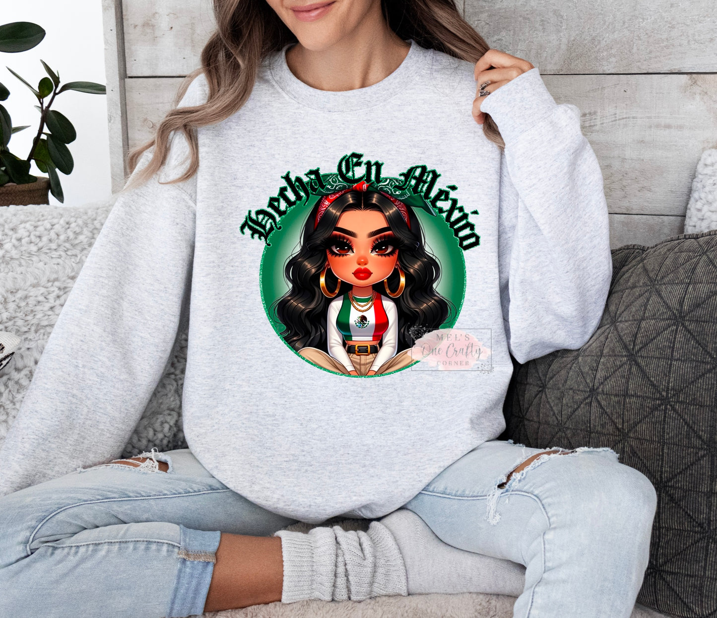 Hecha En Mexico Crew Neck Sweater