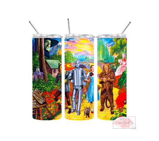 Sublimation Print Tumbler - Yellow Brick Road