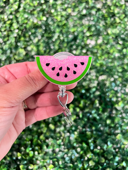 Watermelon Badge Reel