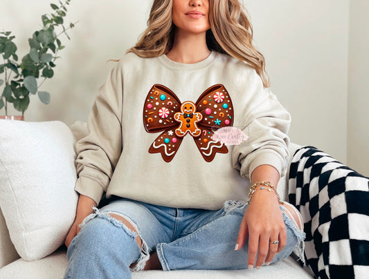 Ginger Coquette Crew Neck Sweater