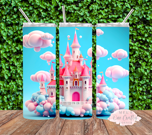Sublimation Print Tumbler Wrap - Castle