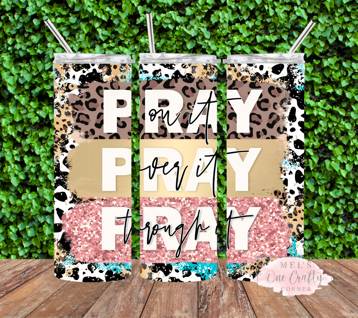 Sublimation Print Tumbler Wrap - Pray on it