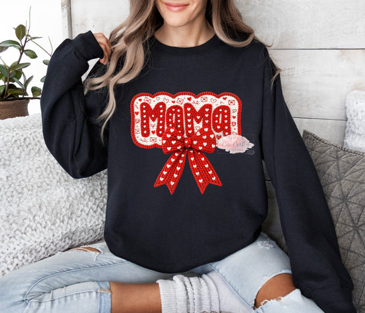 Mama Crew Neck Sweatshirt