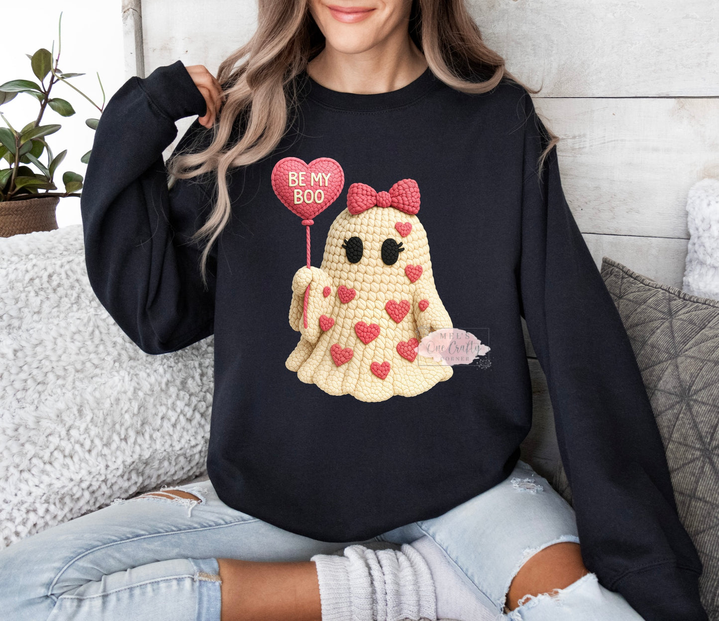 Off White Ghost Crew Neck Sweater