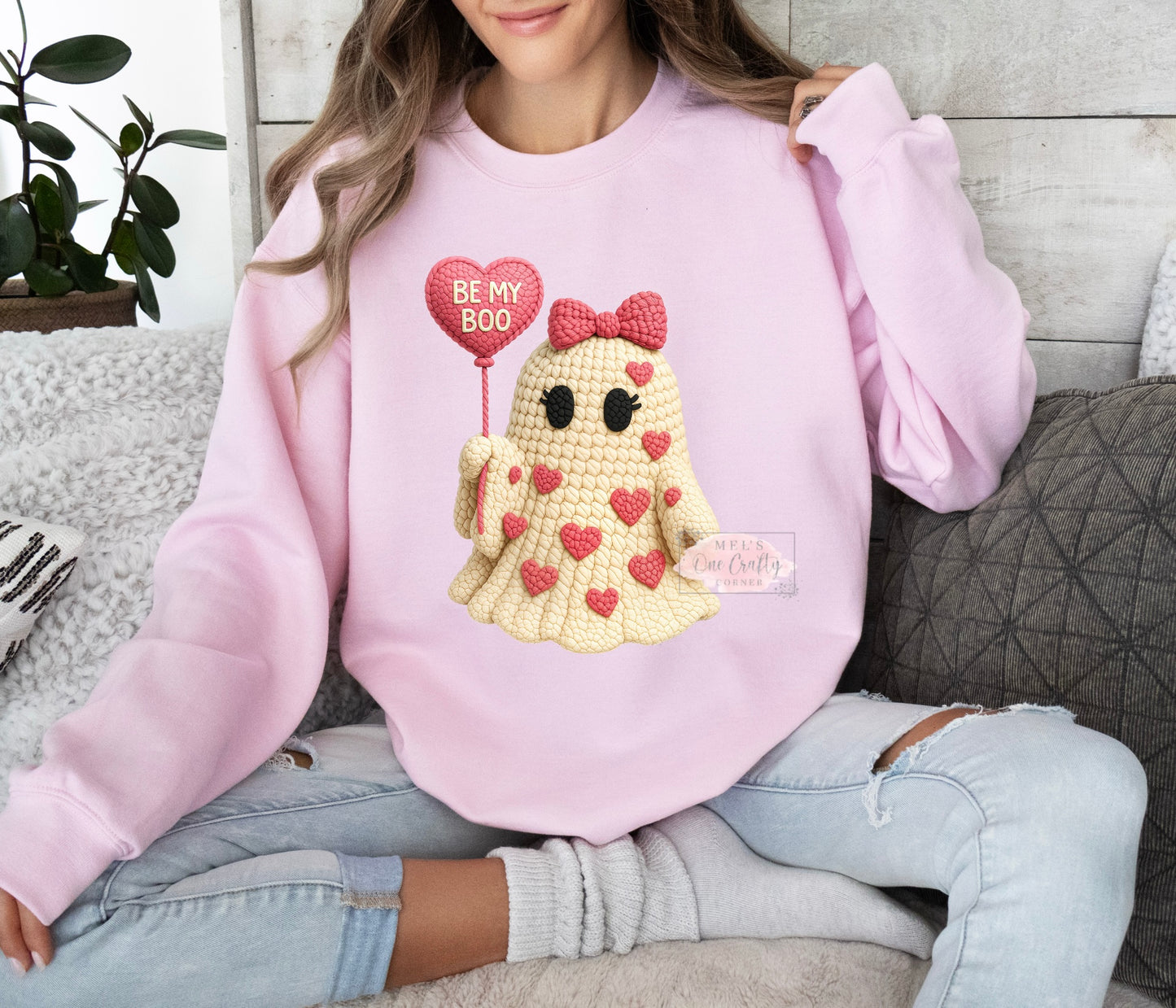 Off White Ghost Crew Neck Sweater