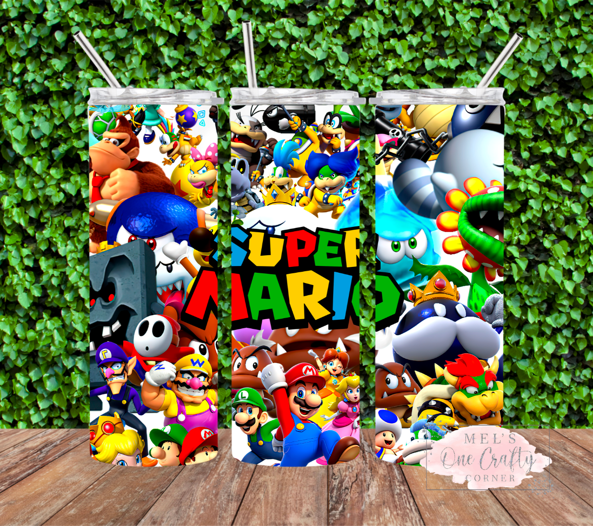 Sublimation Print Tumbler Wrap - Mario's Crew