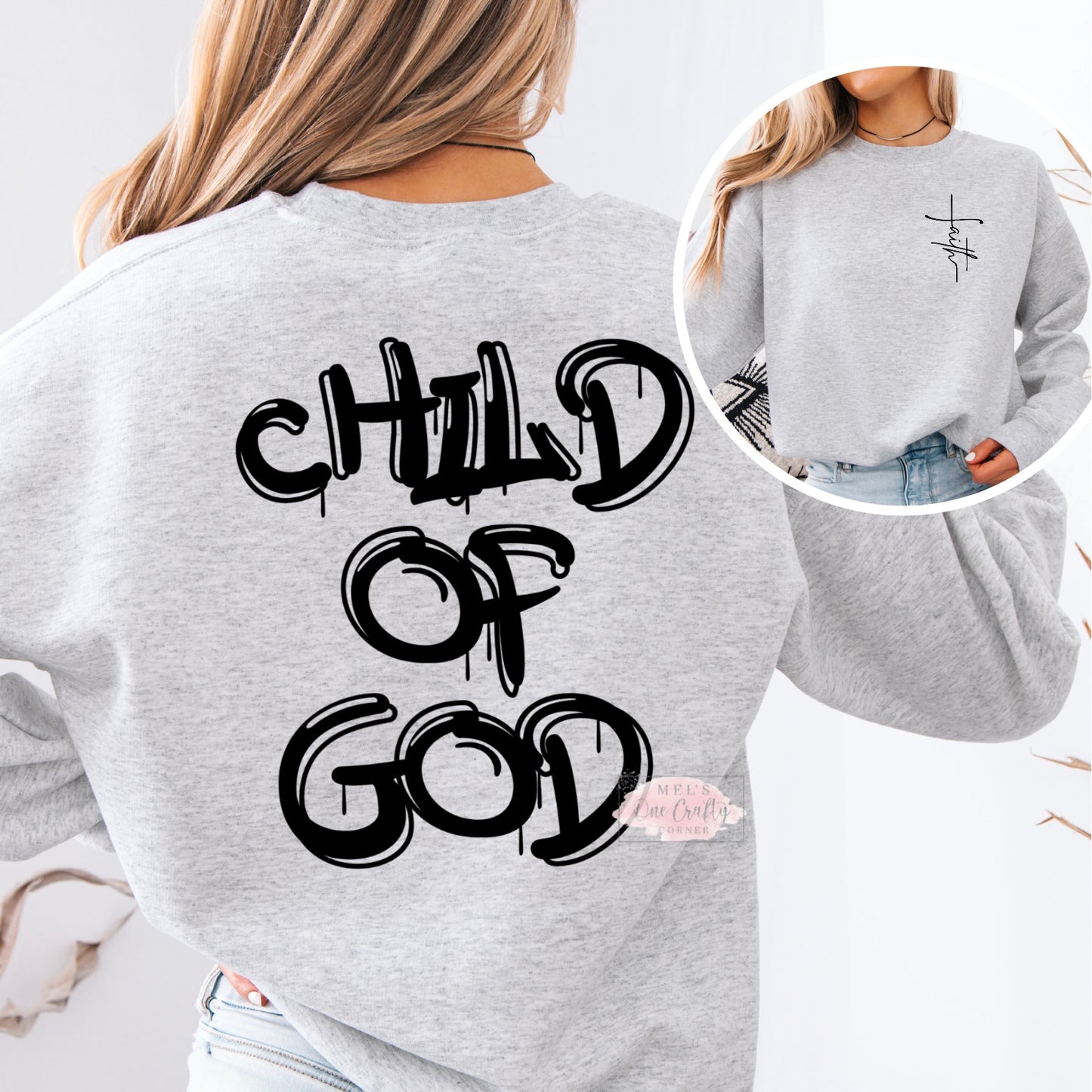 Child of God Crewneck Sweatshirt (2 pocket designs)