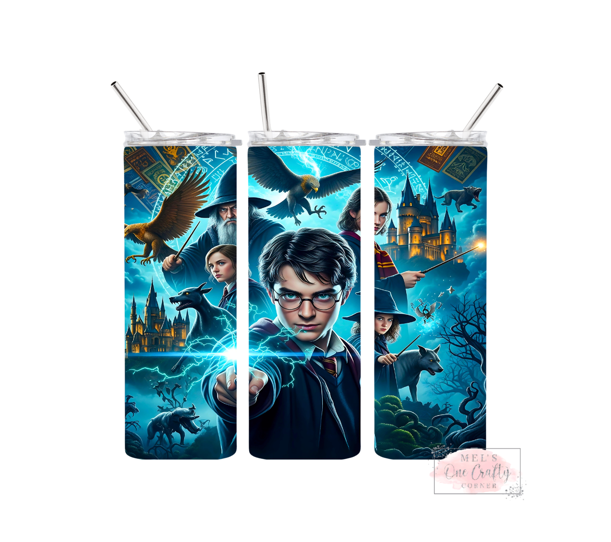 Sublimation Print Tumbler Wrap - Blue HP