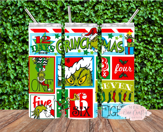 Sublimation Print Tumbler Wrap - 12 Days