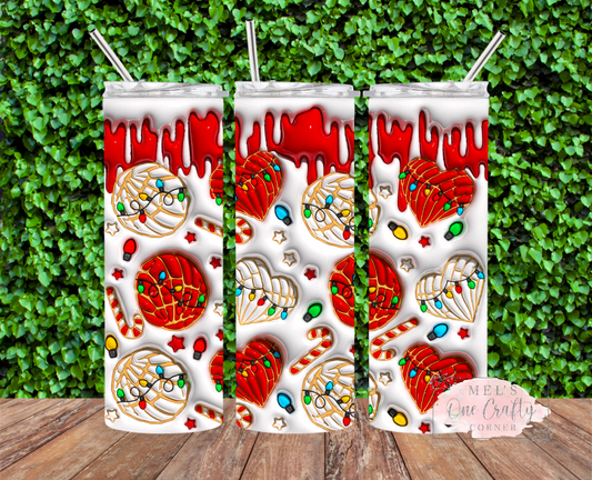 Red Christmas Cafecito Tumbler