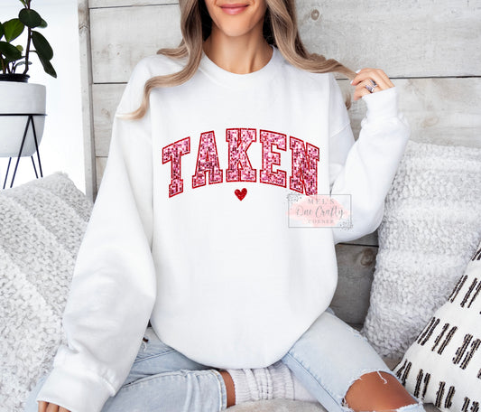 Taken Crew Neck Sweatshirt