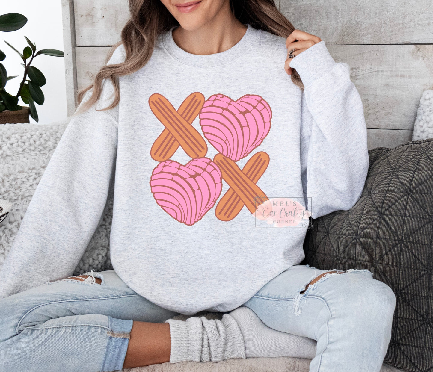 XO Concha Crew Neck Sweater