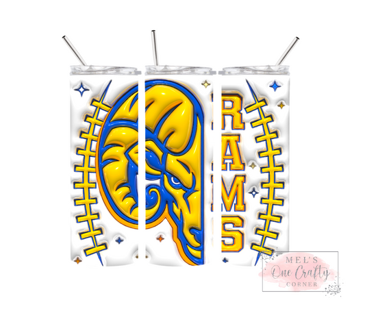 Sublimation Print Tumbler Wrap - L. Rams