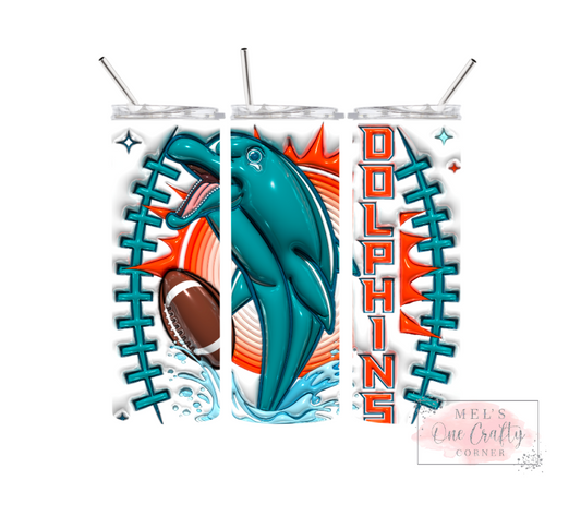 M. Dolphins Tumbler