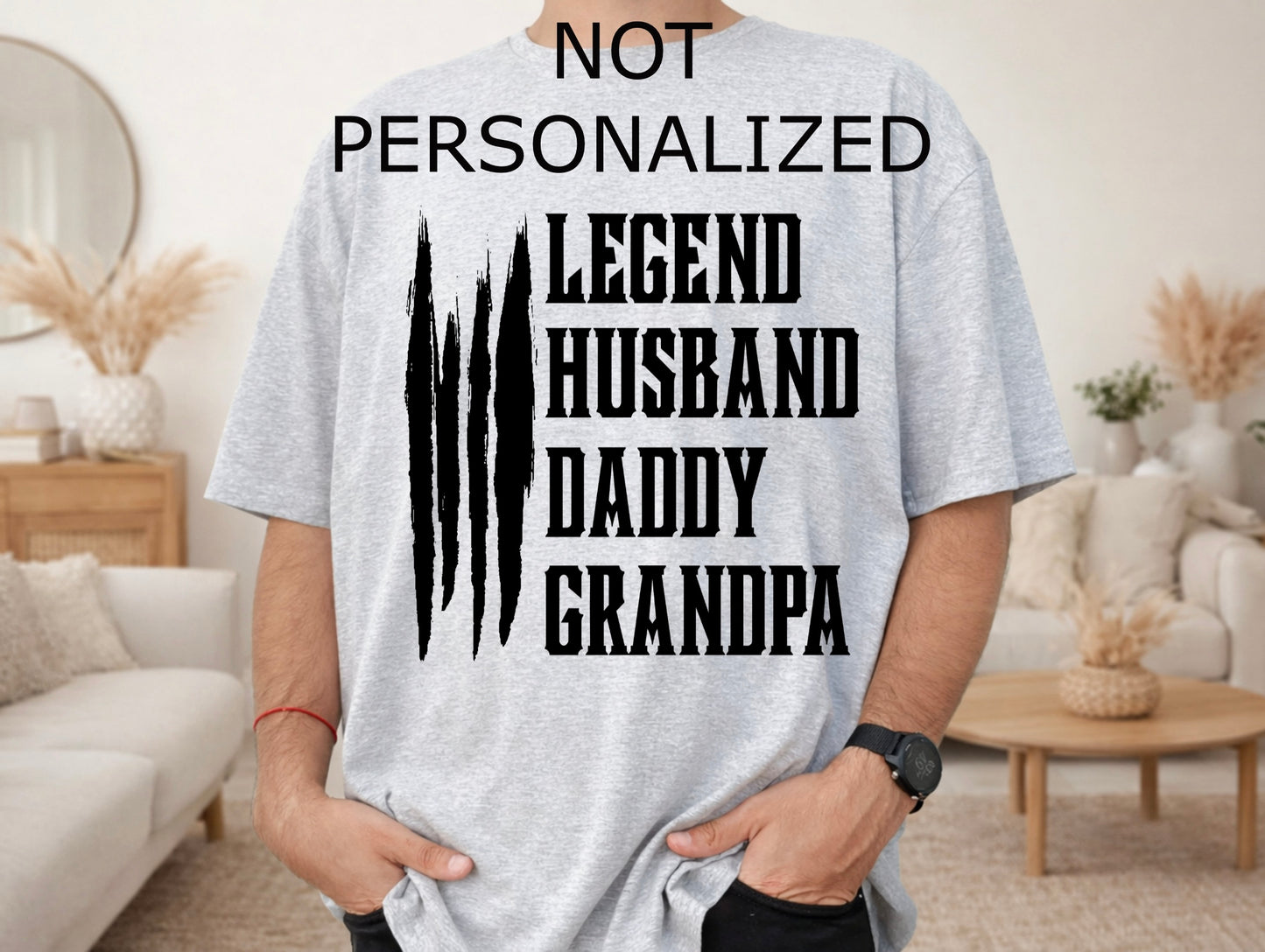 Dad is the Legend Personalized Shirt