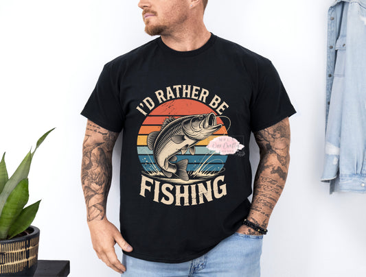 Men’s I’d Rather Be Fishing Shirt