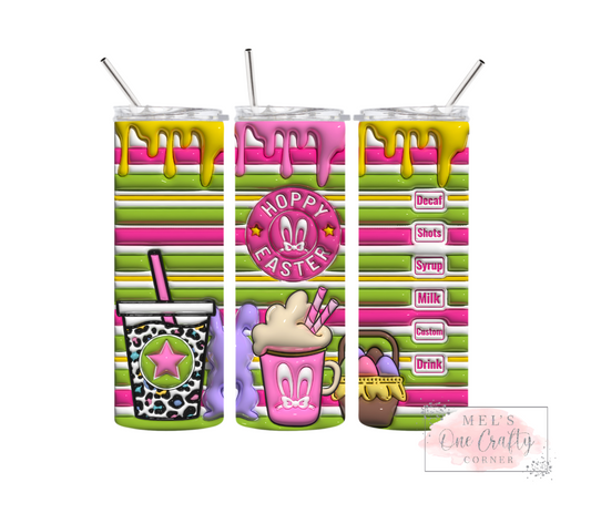 Sublimation Print Tumbler Wrap - Hoppy Easter