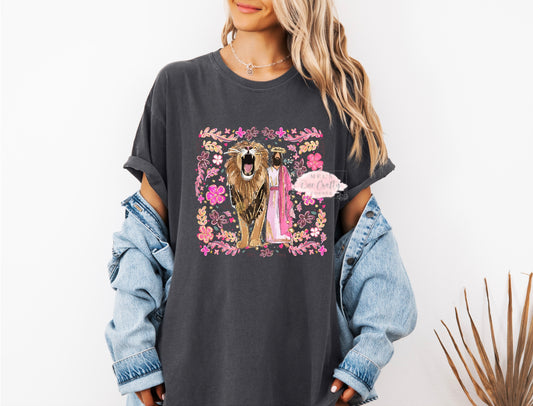 Lion of Judah Pink Shirt