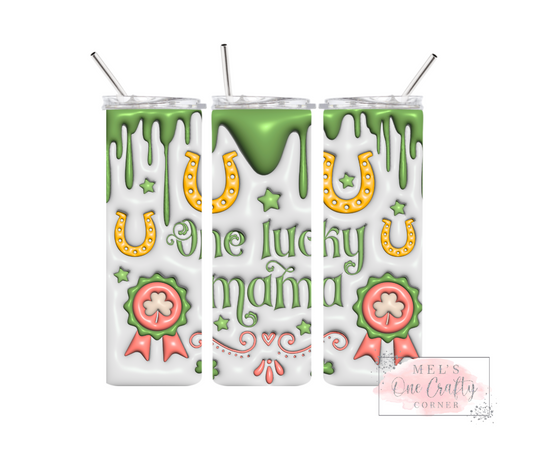 Sublimation Print Tumbler Wrap - Lucky Mama