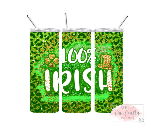 Sublimation Print Tumbler Wrap -  100% Irish