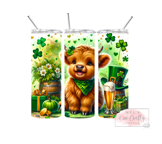 Sublimation Print Tumbler Wrap - Patty Cow