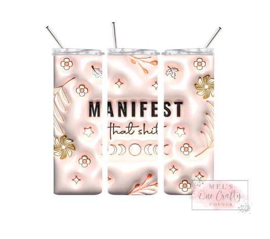 Sublimation Print Tumbler Wrap - Manifest