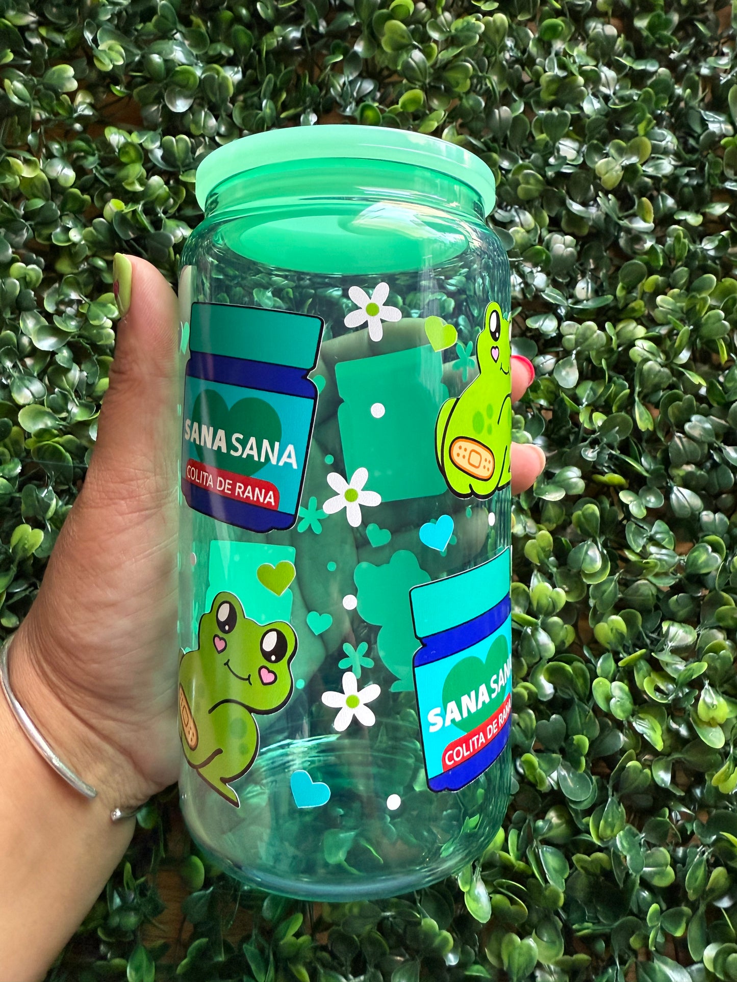 DISCOUNTED Glass Can - Sana Sana