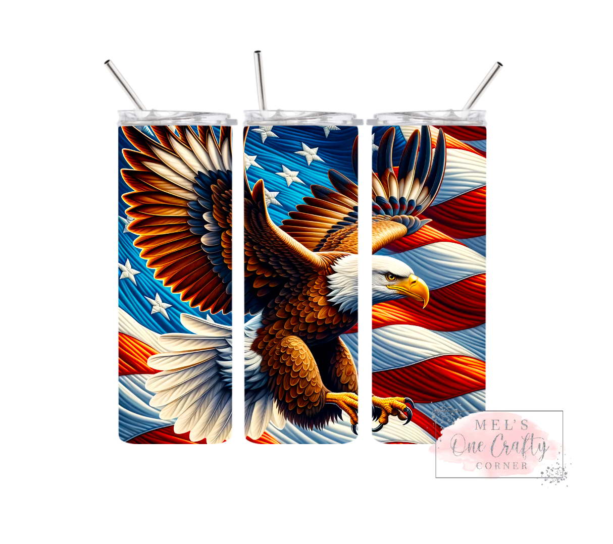 Sublimation Print Tumbler - American Eagle 2.0