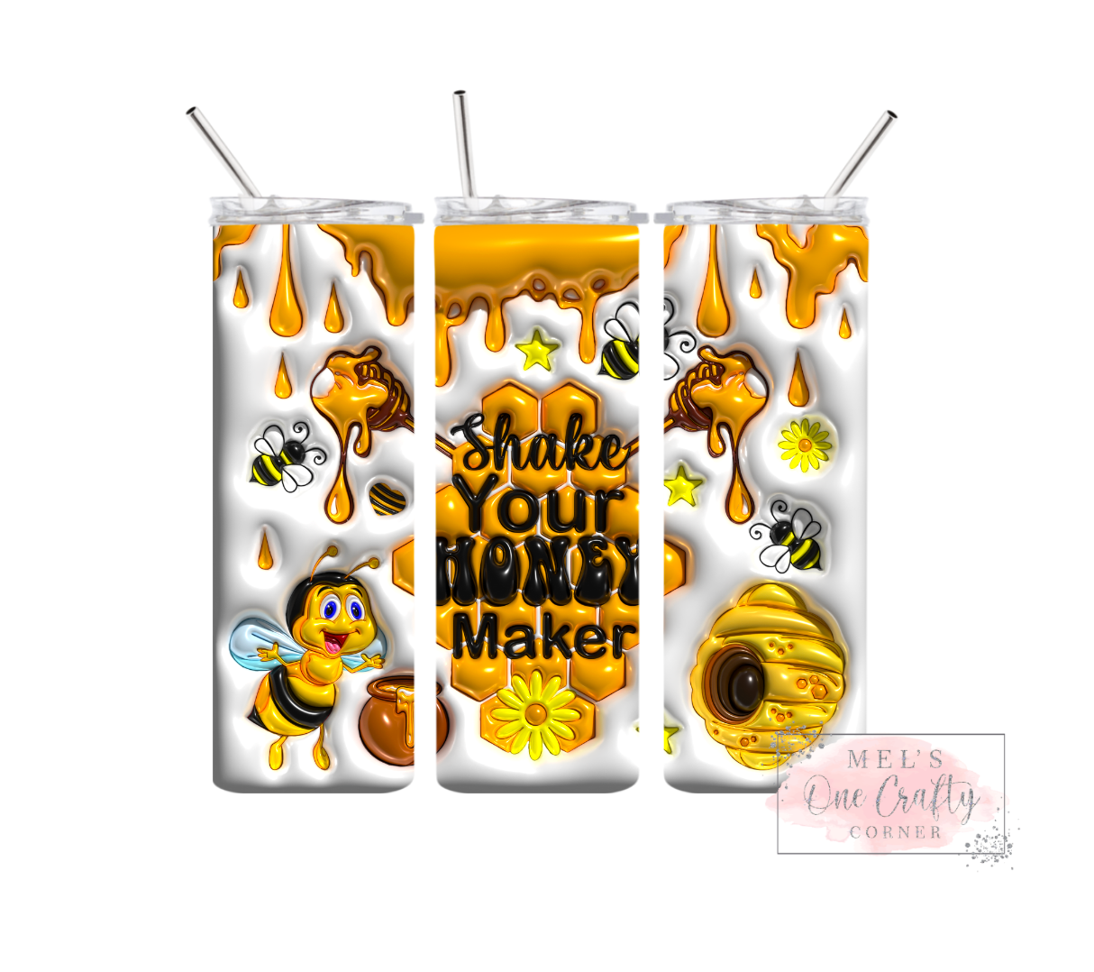 Sublimation Print Tumbler - Honey Maker