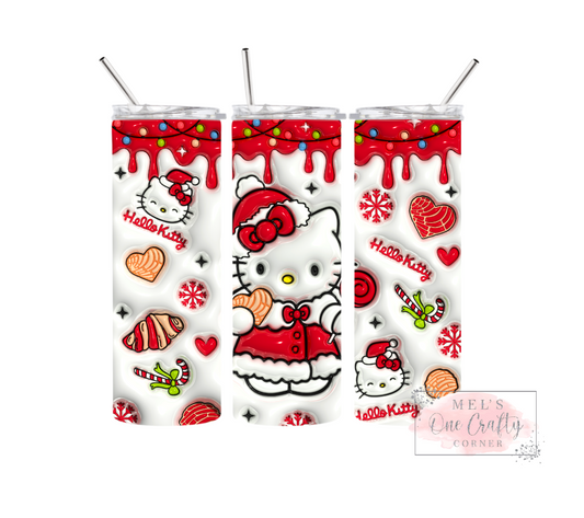 Sublimation Print Tumbler - Christmas Conchas