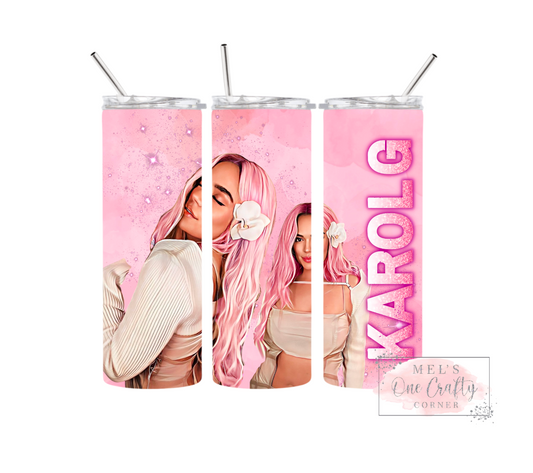 Sublimation Print Tumbler - Karol G