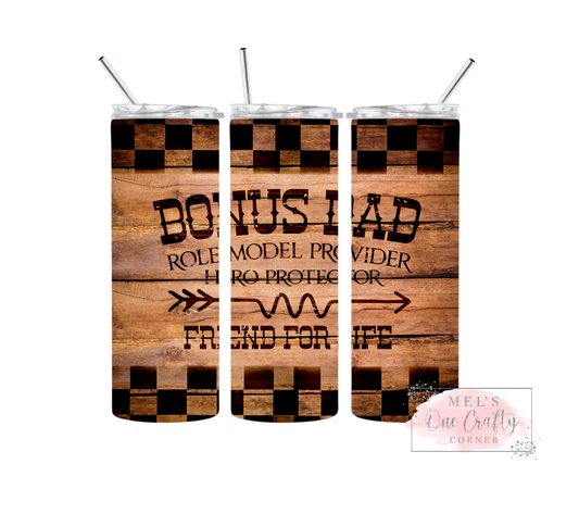 Sublimation Print Tumbler - Bonus Dad