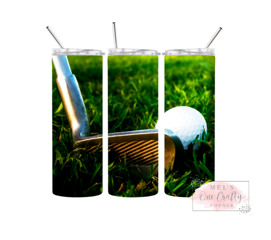 Sublimation Print Tumbler - Golf