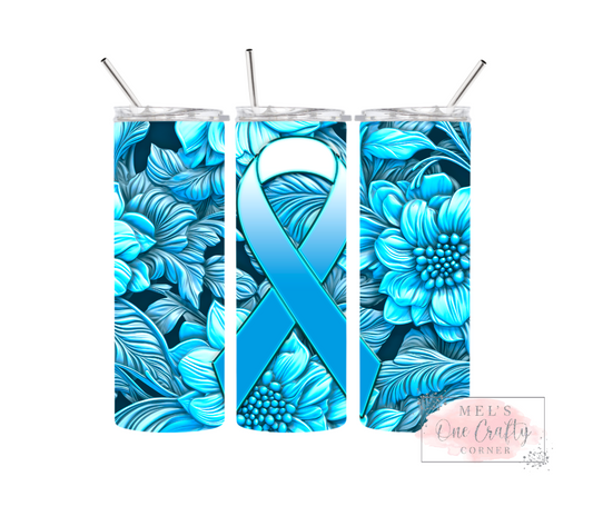 Sublimation Print Tumbler - Cervical Cancer Awareness