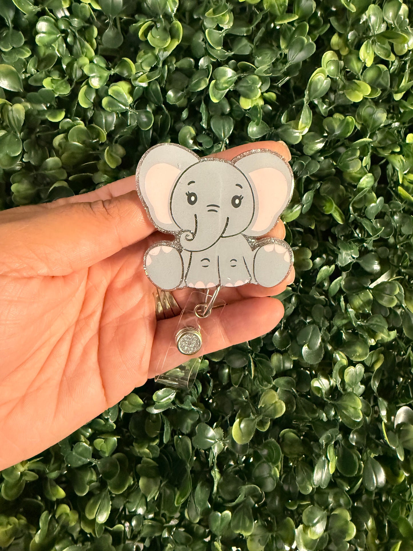 Elephant Badge Reel