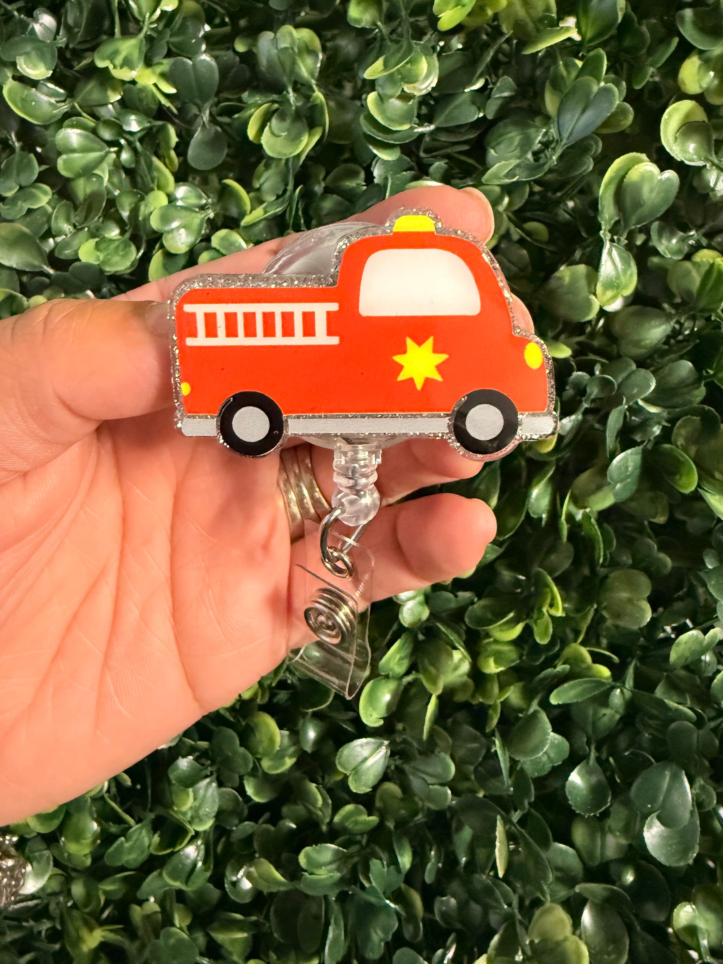 Fire Engine Badge Reel