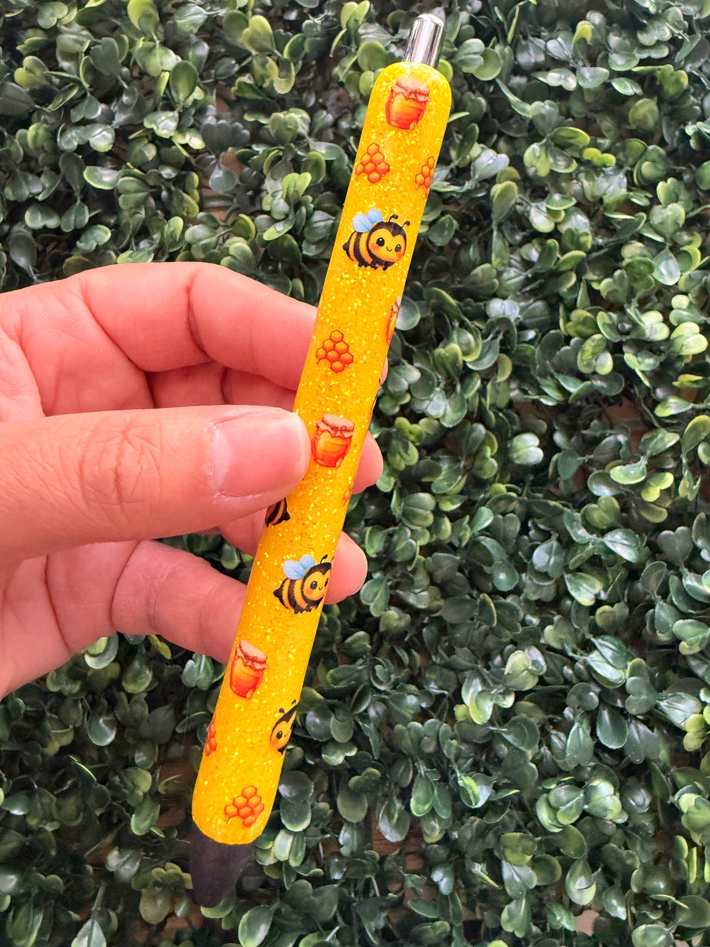 Bumble Bee Glitter Pen