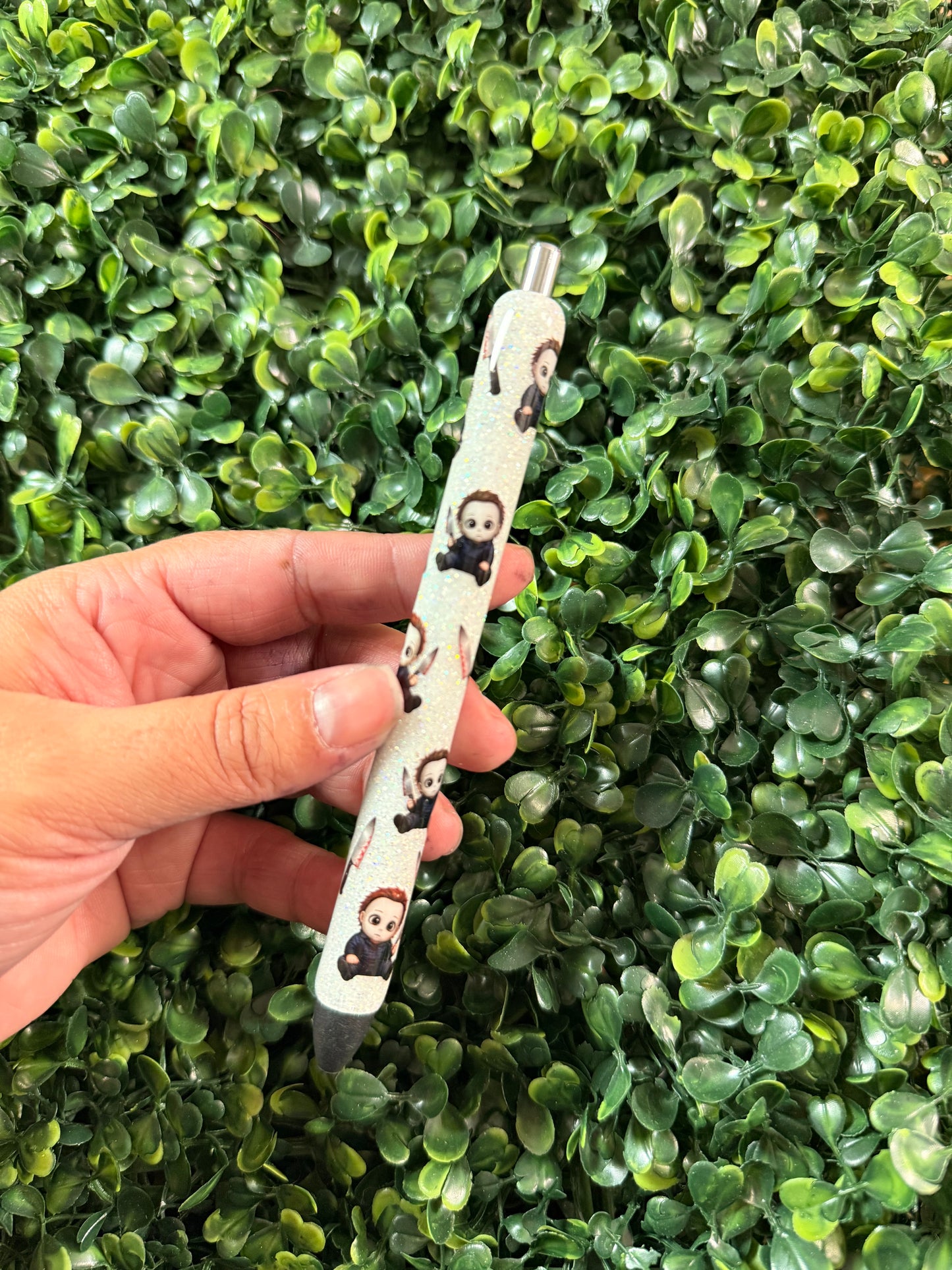 Baby Michael Myers Glitter Pen