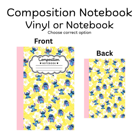 COMPOSITION VINYL OR NOTEBOOK - STCH-11