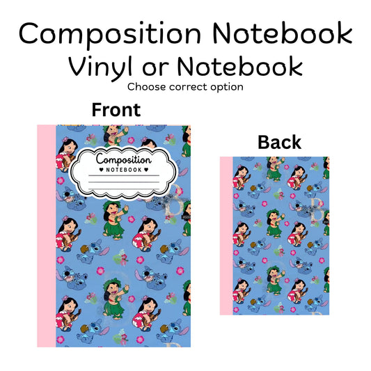 COMPOSITION VINYL OR NOTEBOOK - STCH-12