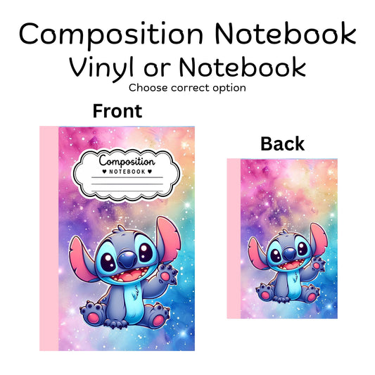 COMPOSITION VINYL OR NOTEBOOK - STCH-15