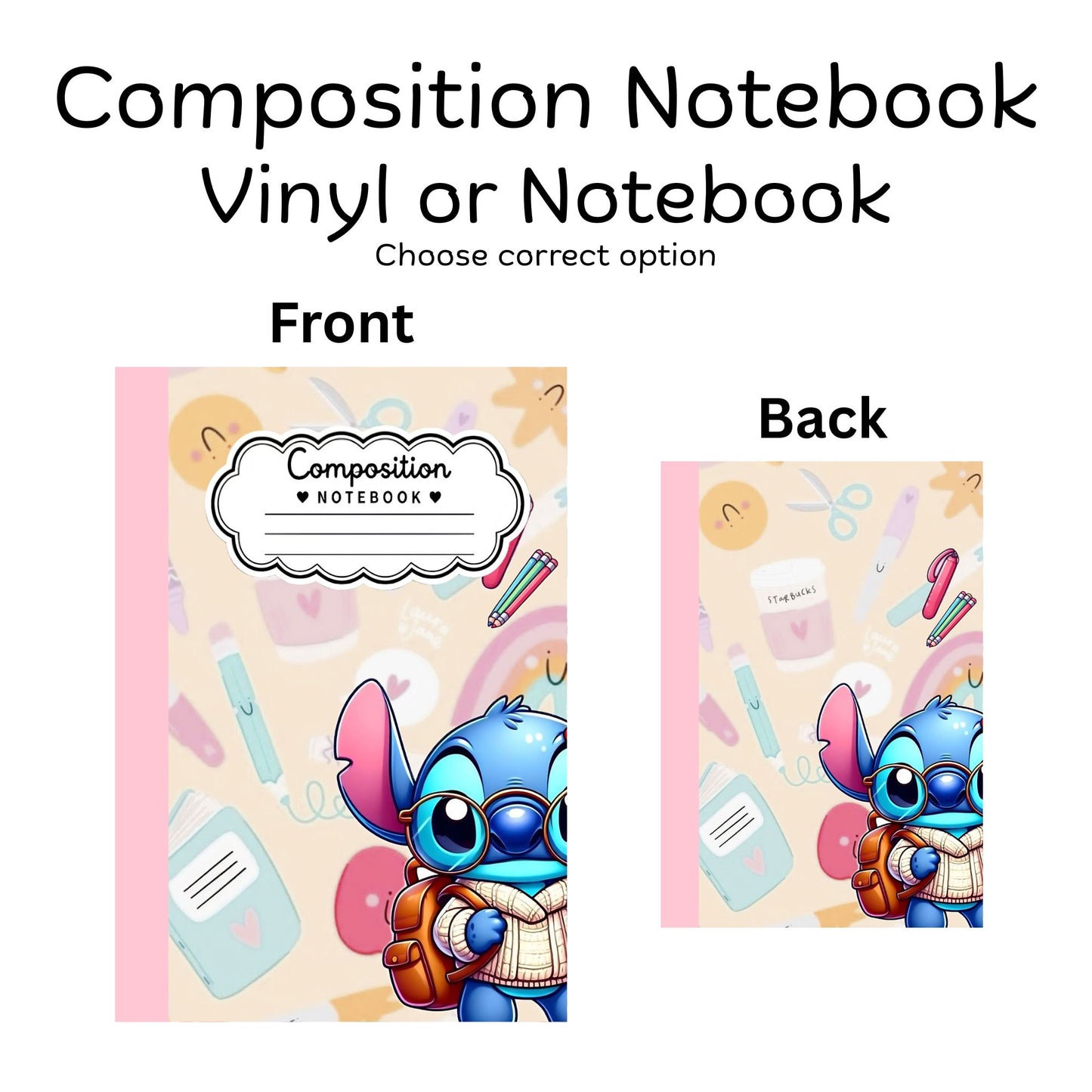 COMPOSITION VINYL OR NOTEBOOK - STCH-20